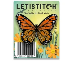 Letistitch Magnetinis adatų laikiklis siuvinėjimui „Autumn Butterfly“, 40 x 30 mm