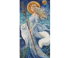 Letistitch Siuvinėjimo kryželiu rinkinys "Žiemos deivė" 36x19 cm LI57-00