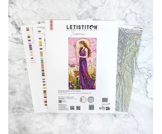 Letistitch Siuvinėjimo kryželiu rinkinys "Pavasario deivė" 36x19 cm LI58-00