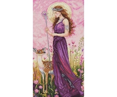 Letistitch Siuvinėjimo kryželiu rinkinys "Pavasario deivė" 36x19 cm LI58-00