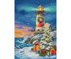 Letistitch Siuvinėjimo kryželiu rinkinys "Švyturys Noel" 23 x 32 cm SLETIL9993