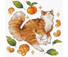 Letistitch Kryželiu siuvinėjimo rinkinys Imbieras 15x15cm SLETIL8804