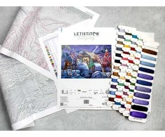 Letistitch Siuvinėjimo kryželiu rinkinys Trys karaliai 41x27cm SLETIL8108