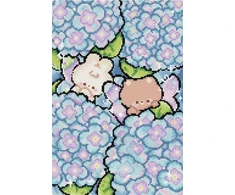 Letistitch Siuvinėjimo rinkinys "Slepiasi hortenzijose" 17x26 cm LI10-012