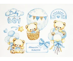 luca S Siuvinėjimo kryželiu rinkinys "Magic Hugs" 27 x 19 cm SB1445