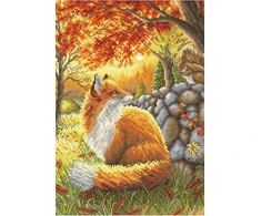 LetiStitch luca S (D) A Friend for Little Fox 27x19cm SLETIL8061