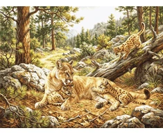 luca S Kryželiu siuvinėjimo rinkinys "Motiniška meilė" 51 x 38 cm SB734
