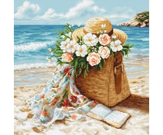 luca S Siuvinėjimo rinkinys "Azure beach" 29 x 29 cm SB735