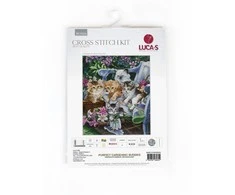 luca S Skaičiuotas kryželiu siuvinėjimo rinkinys "Purfect Gardening Buddies" SBU5026