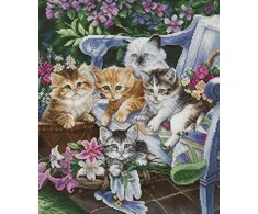 luca S Skaičiuotas kryželiu siuvinėjimo rinkinys "Purfect Gardening Buddies" SBU5026