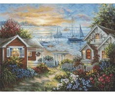 luca S (D) Siuvinėjimo rinkinys kryželiu "Rami jūra" 31x24cm SG619