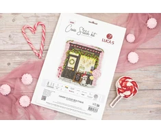 luca S Kryželiu siuvinėjimo rinkinys "Candy Cloud Boutique" 26x26 cm SB1447
