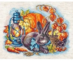 LetiStitch luca S Ruduo su triušiu 25x20 cm SLETIL8998