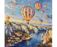 luca S Siuvinėjimo kryželiu rinkinys "Cappadocia" 30x30cm SBU5082
