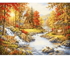 luca S Ristinsovitimo rinkinys "Rudens prieglobstis" 46,5x35 cm SB736