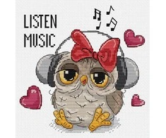 luca S Kryželių siuvinėjimo rinkinys Listen Music SB1402
