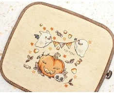 LetiStitch luca S Siūlų kryželiu rinkinys "Boo To You" 15x14cm SLETIL8814