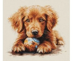 luca S Skaičiuotas kryžiaus dygsnio rinkinys "The Play Time" 22x19cm SBU5037