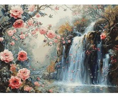 luca S Siuvinėjimo kryželiu rinkinys "Kristalinis krioklys" 26,5x20cm SG708
