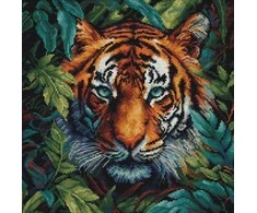 luca S Kryželiu siuvinėjimo rinkinys „Tiger of the Jungle“ 27x27cm SBU5048