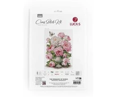 luca S Kryželiu siuvinėjimo rinkinys "Rožių romantika" 28x37cm SB7040