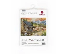 luca S Kryželiu siuvinėjimo rinkinys „Log Cabin General Store (mažo formato versija)“ 30.5x22 cm SBU5020