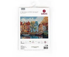 luca S Skaičiuotas kryžiaus dygsnio rinkinys "Kopenhaga" 30x24cm SBU5046