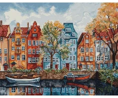 luca S Skaičiuotas kryžiaus dygsnio rinkinys "Kopenhaga" 30x24cm SBU5046