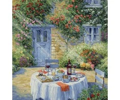 luca S Kryželiu siuvinėjimo rinkinys „Romantiškas sodas“ 31x32cm SBU5055
