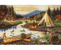 luca S Kryželiu siuvinėjimo rinkinys Gold Creek (mažo formato versija) 33x22 cm SBU5021