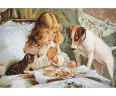 luca S Skaičiuojamo kryželio rinkinys Prayer 46.5x31 cm SB557