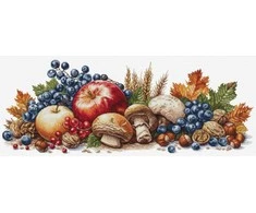 luca S Siuvinėjimo kryželiu rinkinys "Rudens derlius" 57 x 21,5 cm SBU5071
