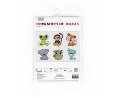 luca S Kryželių siuvinėjimo rinkinys Draugai 1 8x9 cm SJK038