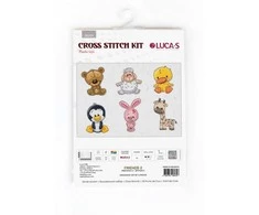 luca S Kryželio siuvinėjimo rinkinys Draugai 2 8x9 cm SJK039