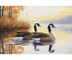 luca S Cross Stitch Kit "Rudens atspindžiai" 27 x 18 cm SB728
