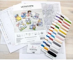 LetiStitch luca S Velykų ornamentų rinkinys iš 8 vnt. SLETIL8032