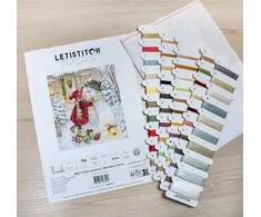 LetiStitch luca S (D) Žiemos žaidimų laikas 26x23cm SLETIL8057