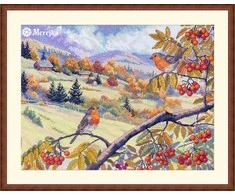 Merejka Kryželio rinkinys "Aukso raižyti kalnai" 31x40 cm SK274