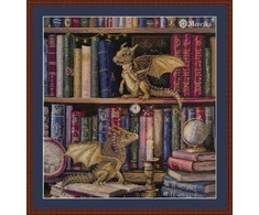 Merejka Siuvinėjimo kryželiu rinkinys "The Moth Hunters" 37x39 cm SK266