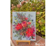 Merejka Kryželių siuvinėjimo rinkinys "Kalėdinis susitarimas" 30х42 cm SK272