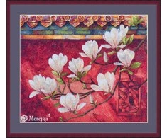 Merejka Siuvinėjimo kryželiu rinkinys "Magnolija" 38x32 cm SK292