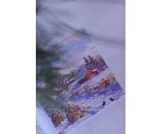 Merejka Kryželio siuvinėjimo rinkinys Žiema 11,5x11,5 SK267B