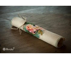 Merejka Vintage Roses SK67A Aida 16 Cappuccino