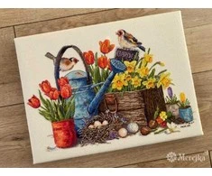Merejka Kryželiu siuvinėjimo rinkinys "Pavasario sodas" 27x40 SK251