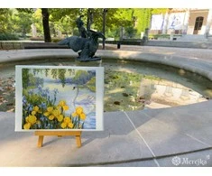 Merejka Kryželių siuvinėjimo rinkinys "Užburtas tvenkinys" 28x34 SK263