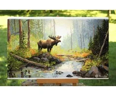 Merejka Kryželių siuvinėjimo rinkinys "Woodland Morning" 29x52 SK245