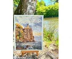 Merejka Split Rock Lighthouse 39x30 SK231