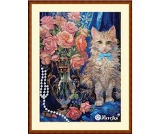 Merejka Kryželiu siuvinėjimo rinkinys "Rosie" 22,5x30 cm SK236
