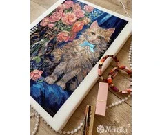 Merejka Kryželiu siuvinėjimo rinkinys "Rosie" 22,5x30 cm SK236