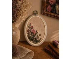 Nurge Pazarlama 15,4x19 cm Ovalus Flexi Hoop (skaidrus) 230-8TRANSP